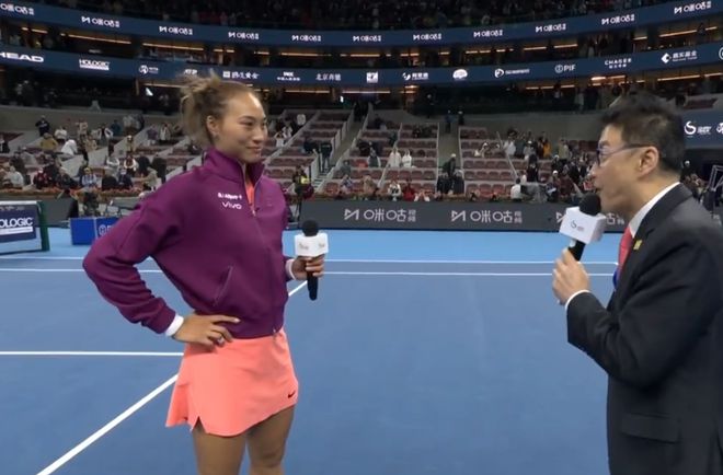 天顺平台官方:热搜第1!郑钦文再变Ace女王致谢球迷 采访曝没3个小时睡不着