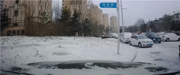 天顺娱乐登录：一司机在冰面上完全刹不住车的情况下  愣是一分钱没花